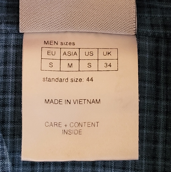 Jack Wolfskin Men's Small S/S Travel Shirt Blue - Picture 4 of 7